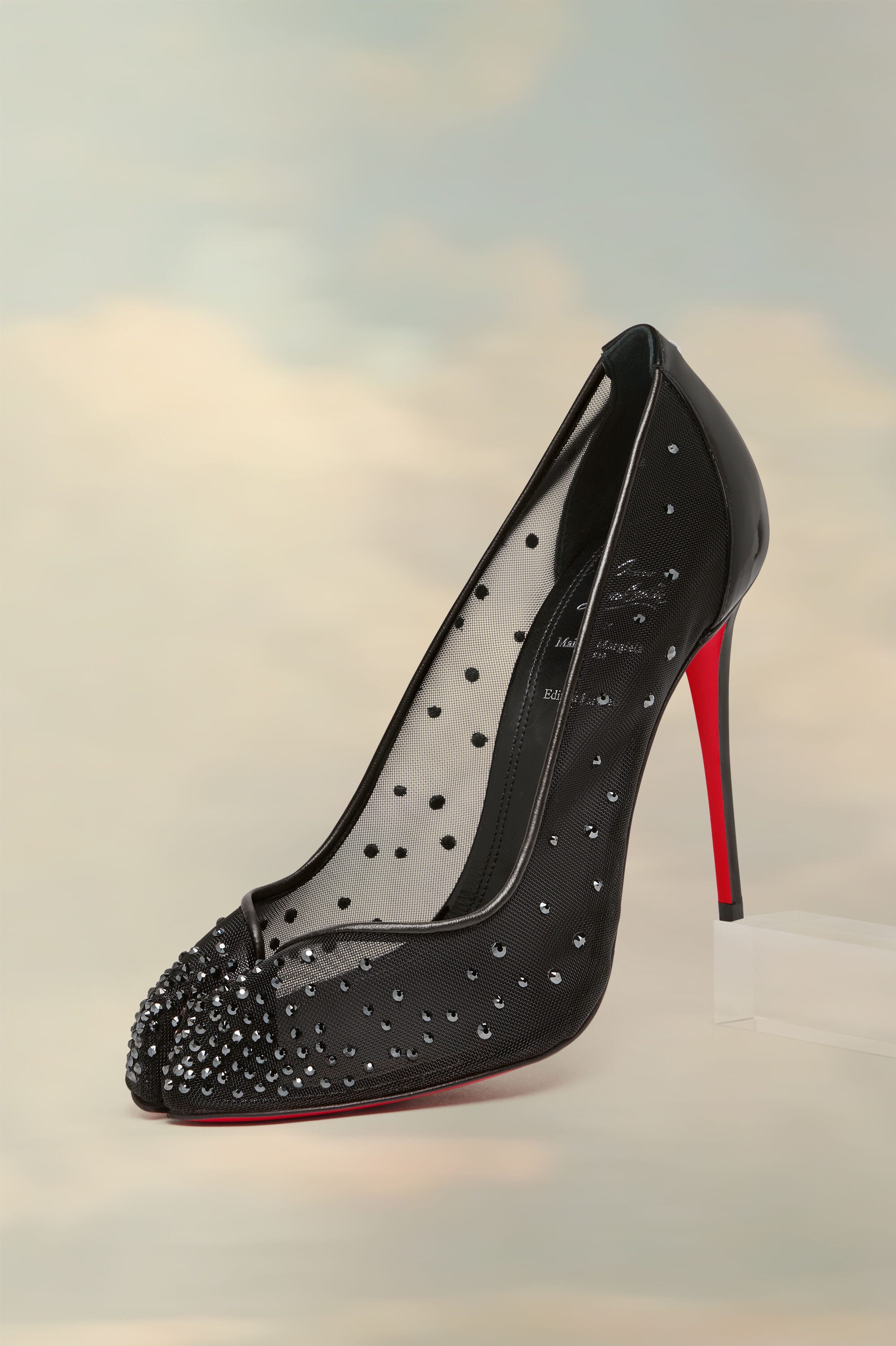 Bridiela Una Strass, $1795 (approximately P102,583.91), MAISON MARGIELA X CHRISTIAN LOUBOUTIN, maisonmargiela.com